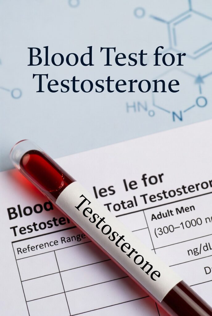 blood test and test tube